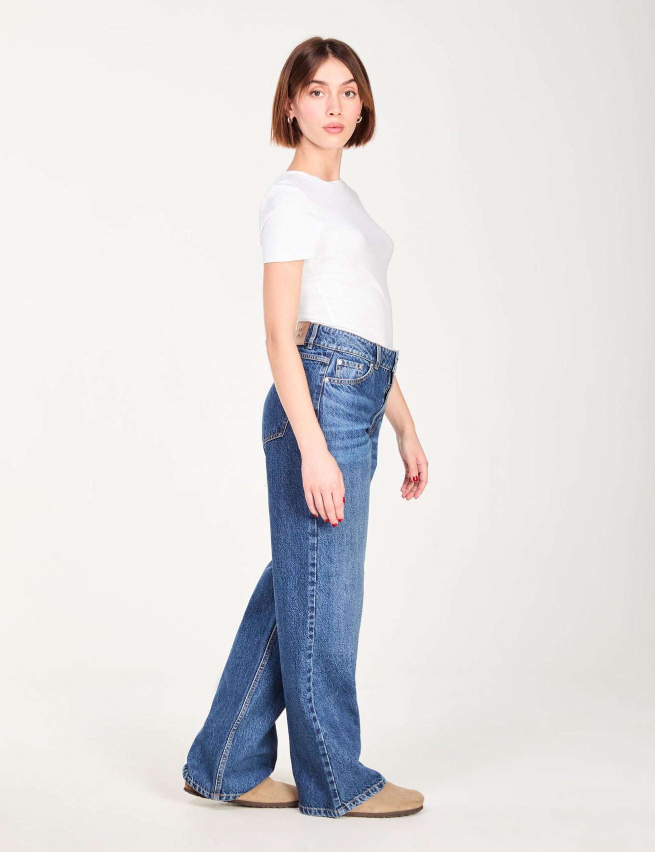 Jean wide leg bleu - Image 4