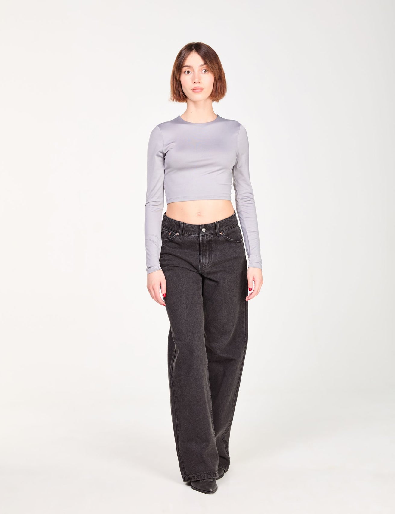 Jean wide leg noir - Image 4