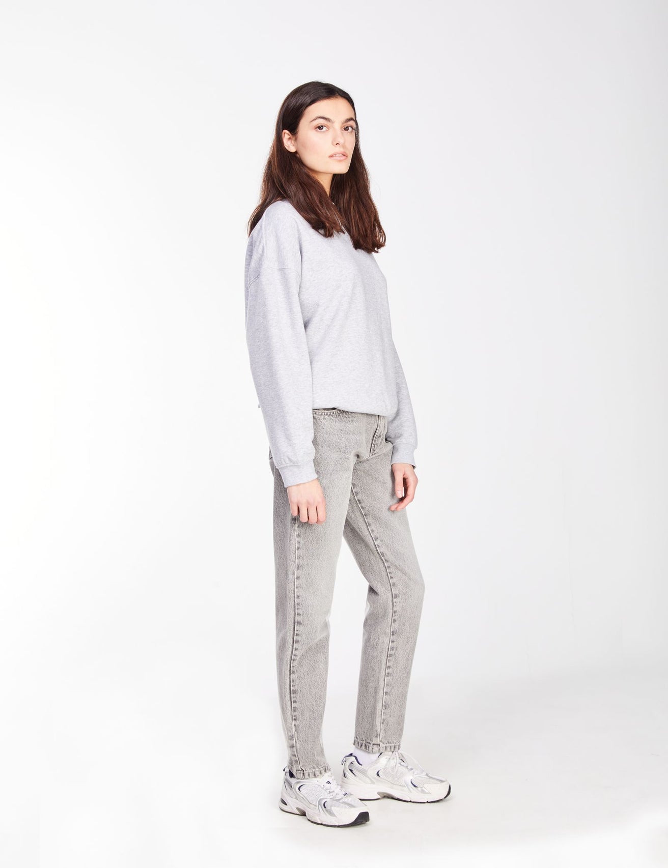 Jean mom gris - Image 4