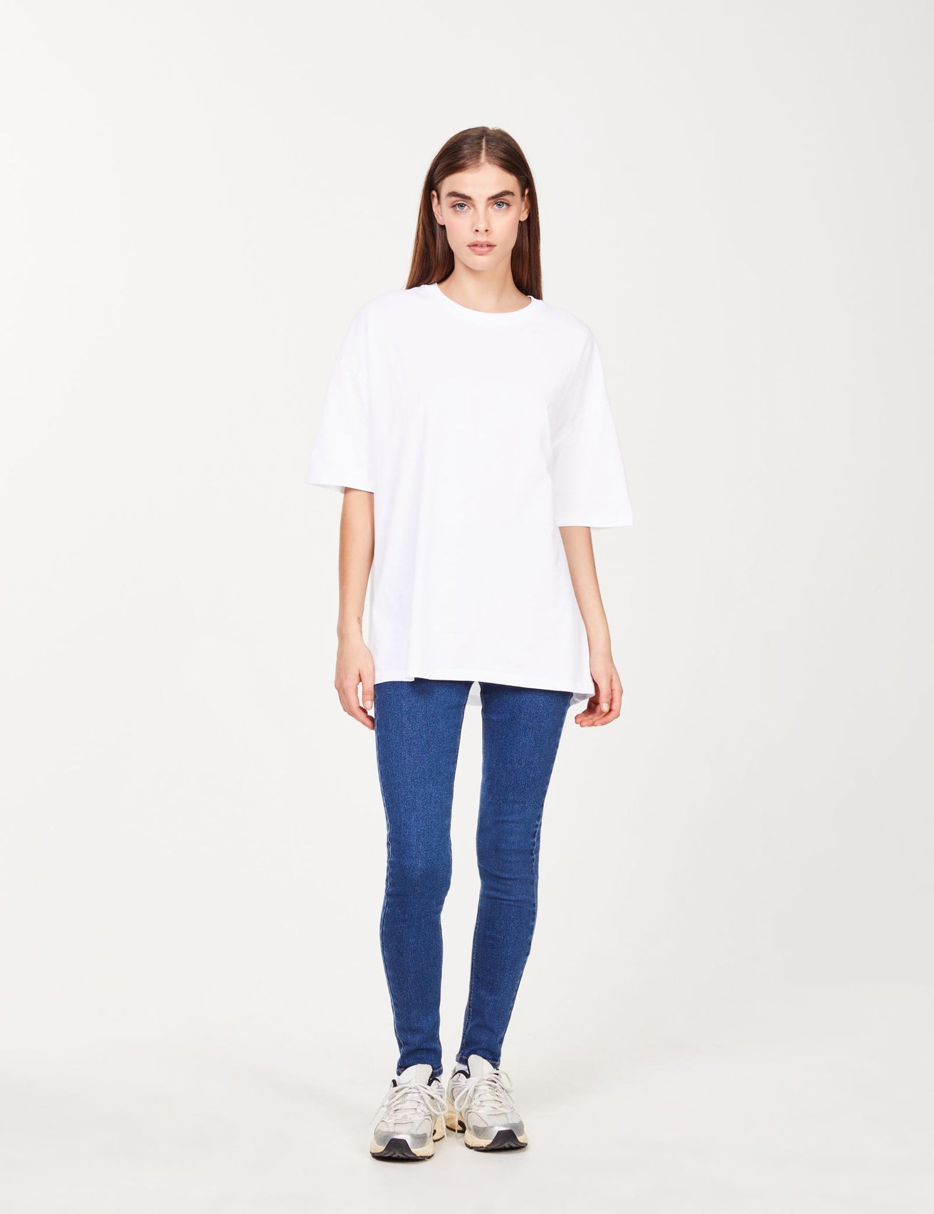 Jegging taille haute bleu - Image 1