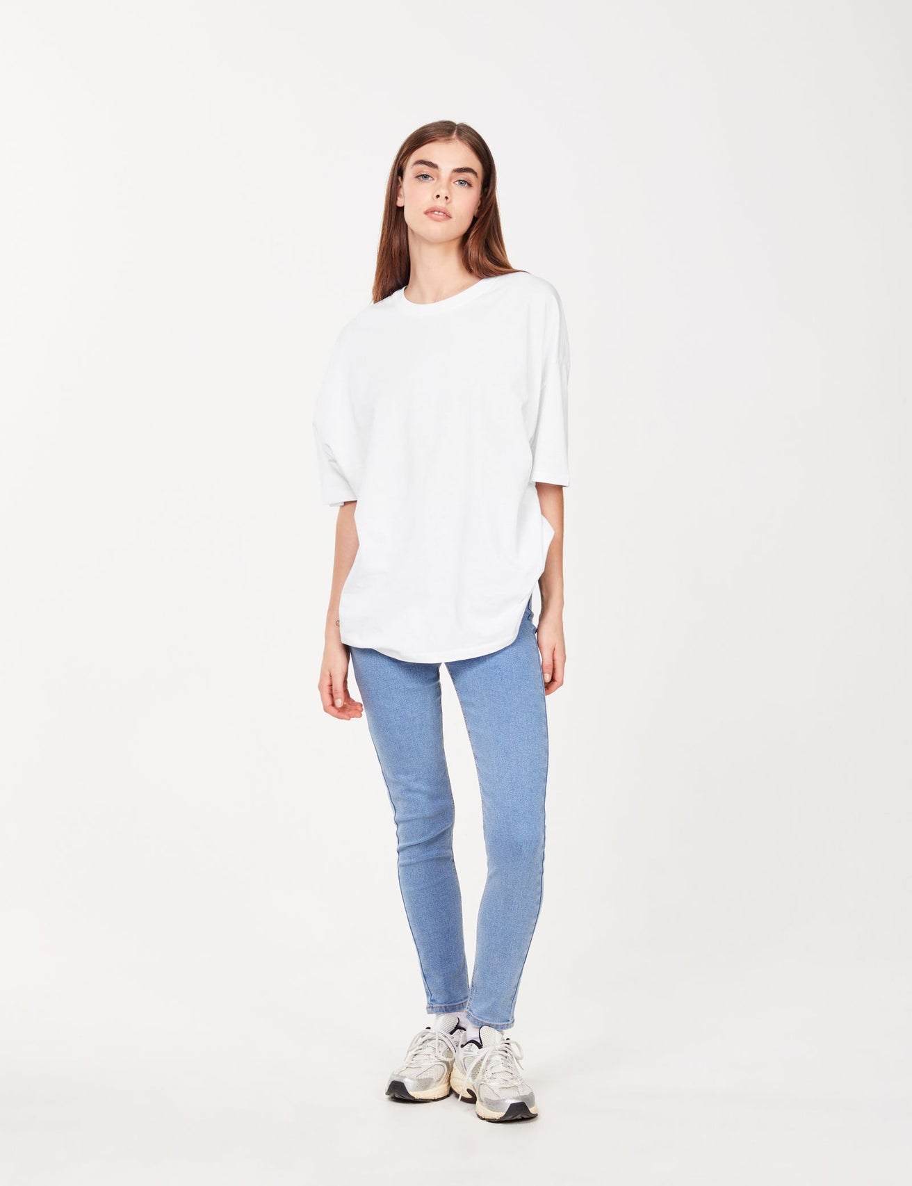 Jegging taille haute bleu - Image 1