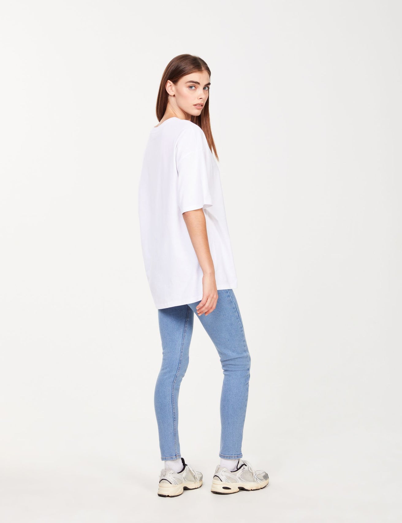 Jegging taille haute bleu - Image 2