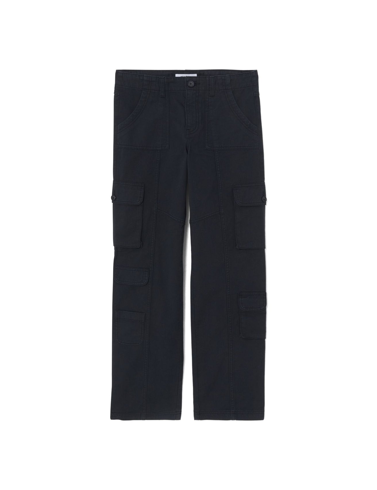 Jean cargo coupe straight noir - Image 1