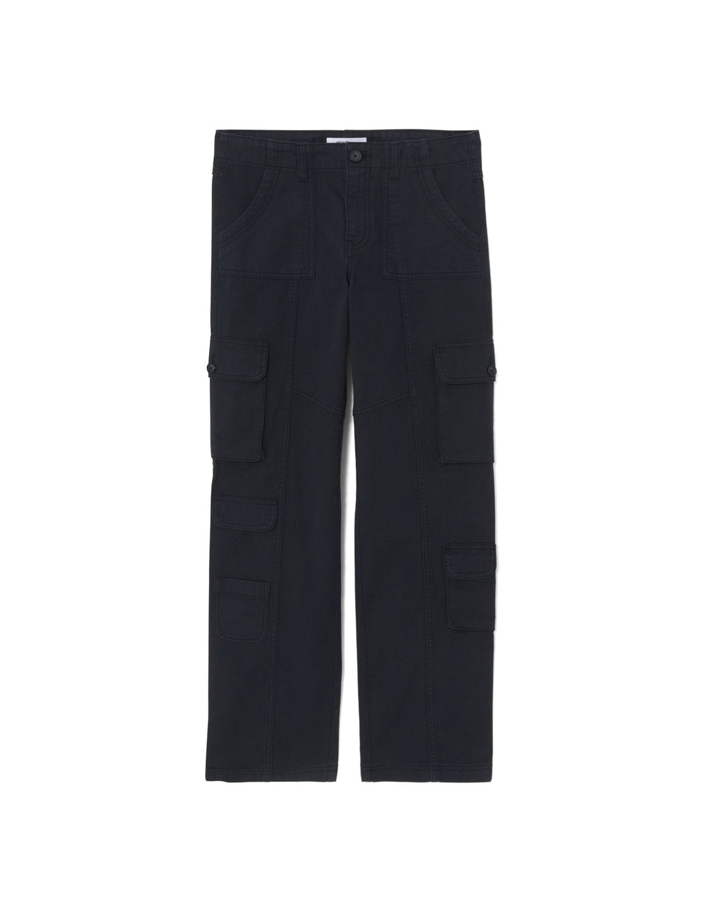 Jean cargo coupe straight noir