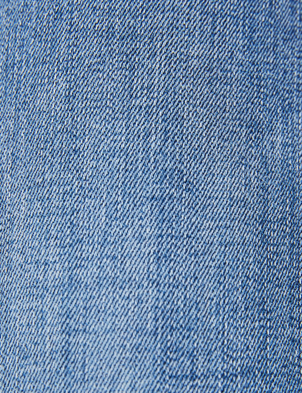 Jean slim taille haute bleu délavé