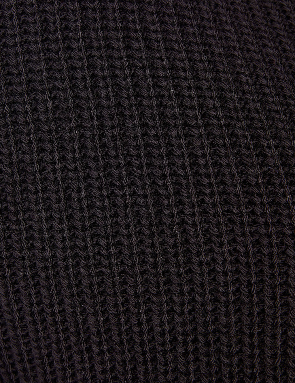 Sweat zippé en maille noir