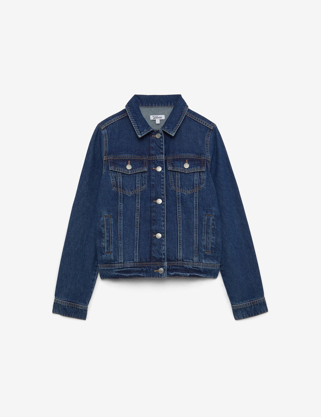 Veste en jean bleue foncé - Image 6