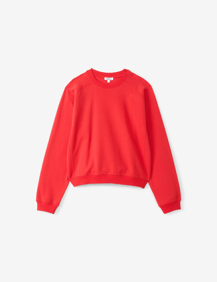 Sweat oversize rouge