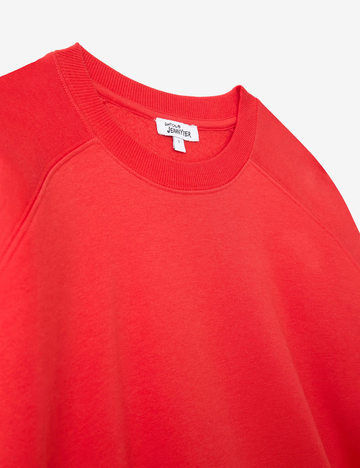 Sweat oversize rouge