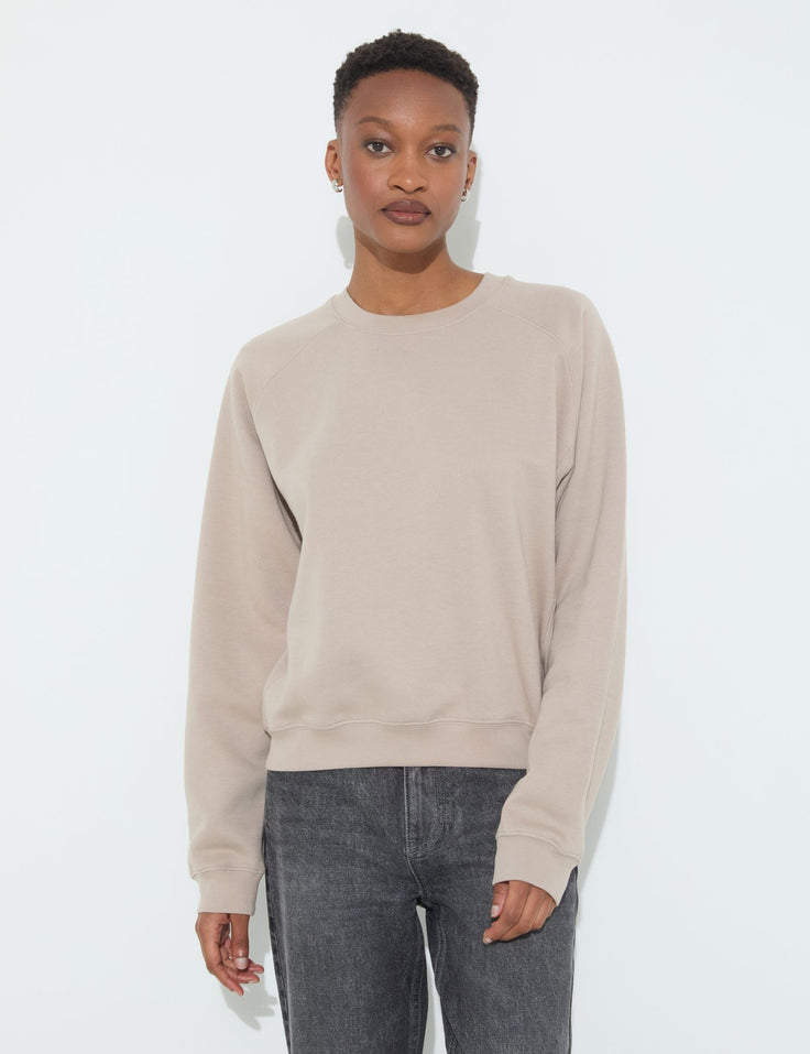 Sweat oversize taupe