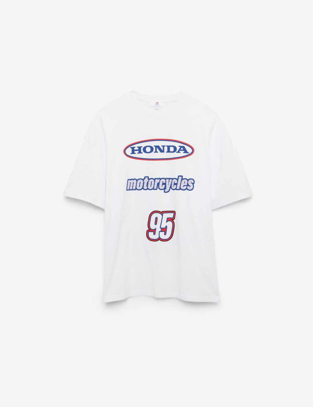 T-shirt oversize blanc Honda