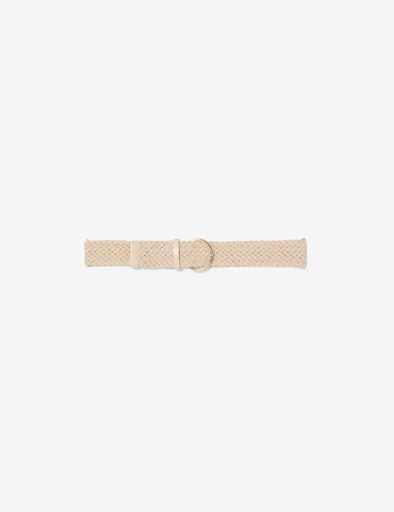 Ceinture en corde tressée beige - Image 1