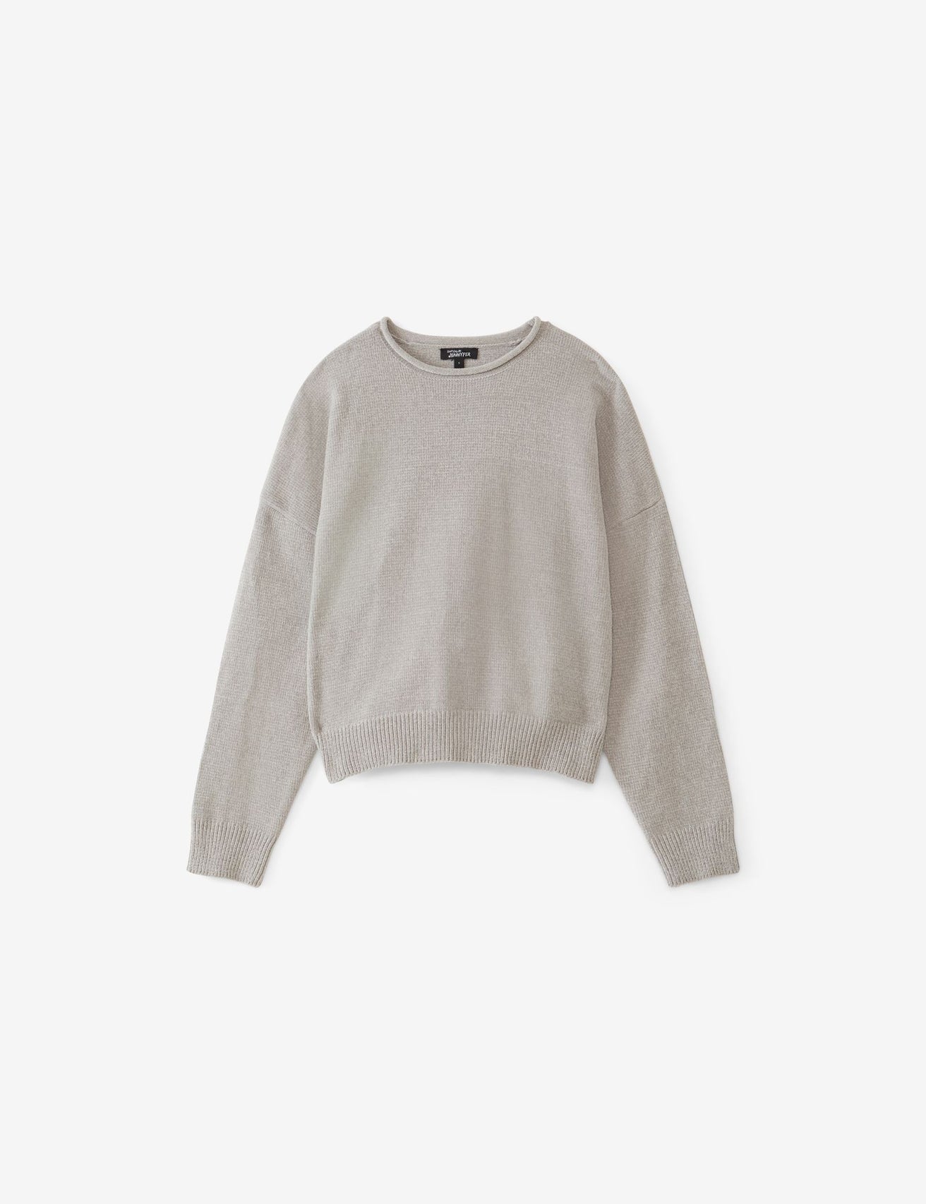 Pull doux gris clair - Image 4