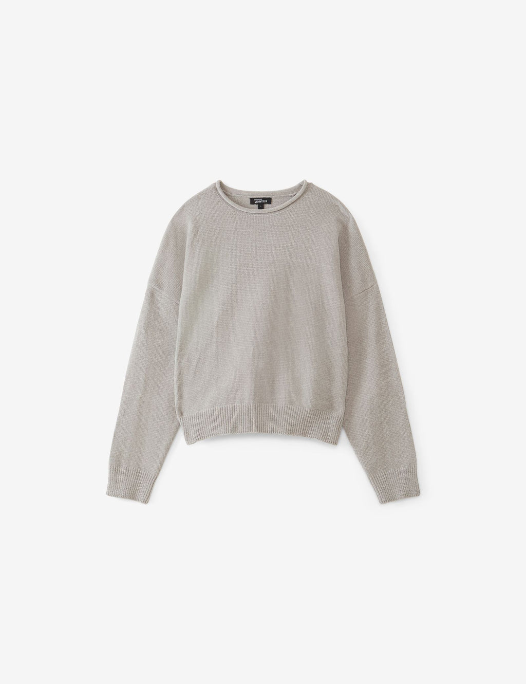 Pull doux gris clair