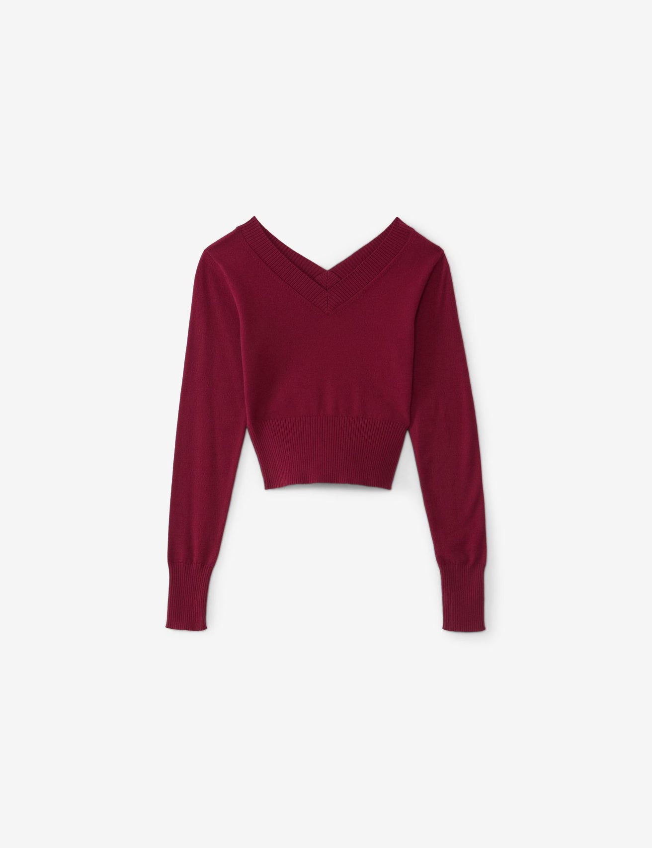 Pull rouge foncé - Image 4