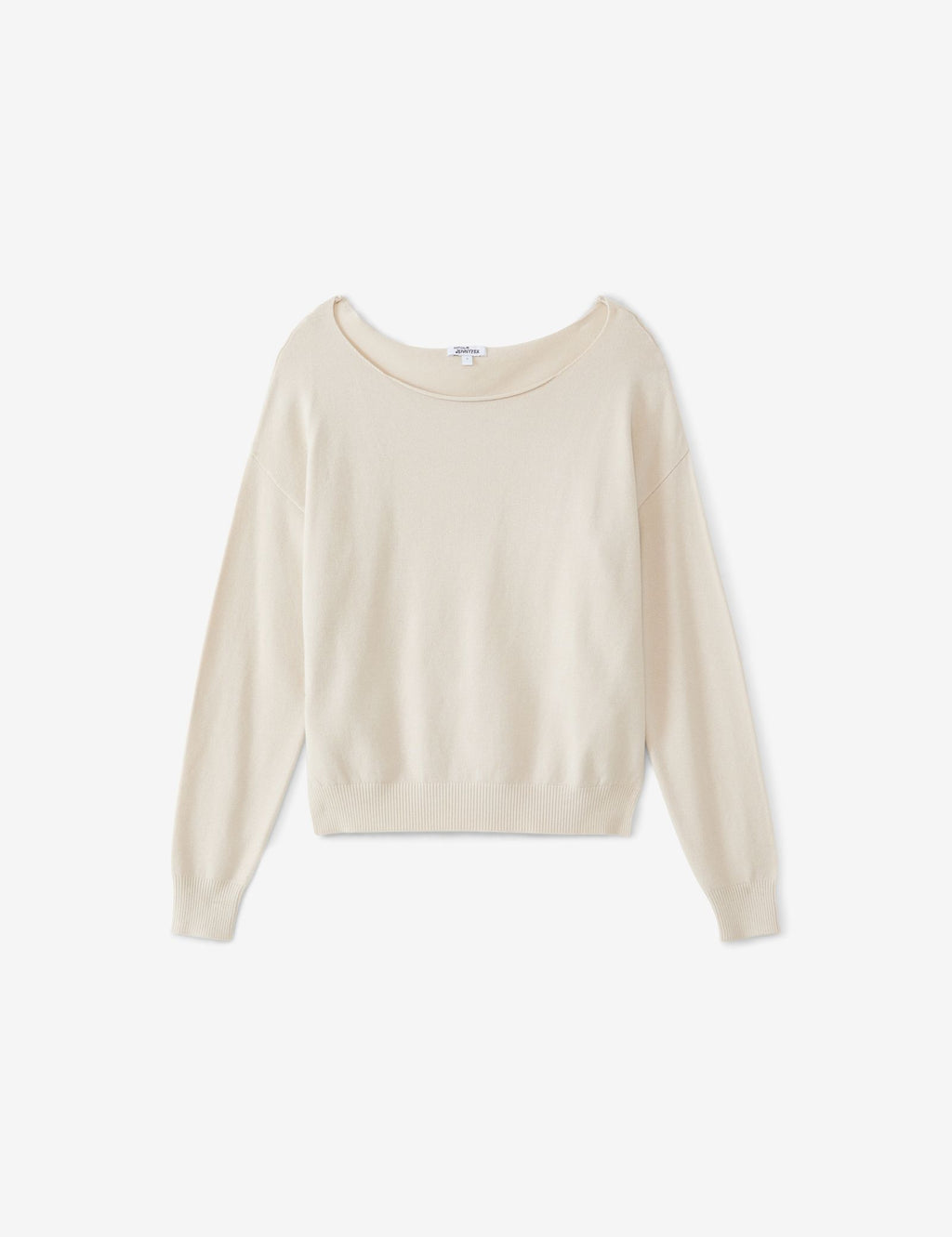 Pull en maille fine beige