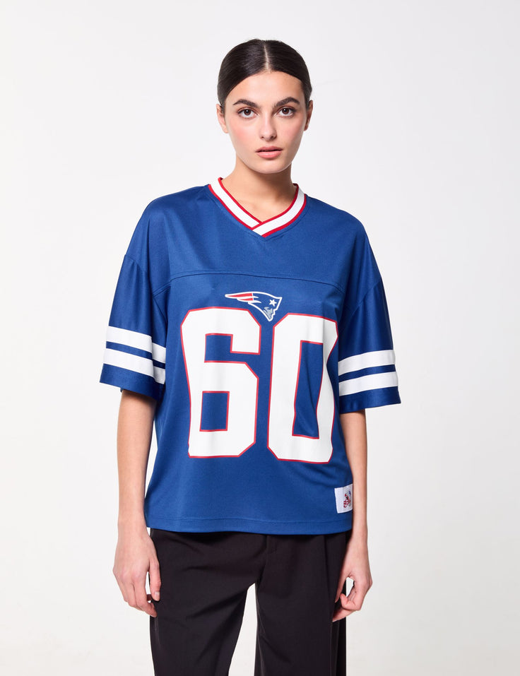 T-shirt de foot imprimé NFL x Jennyfer bleu marine