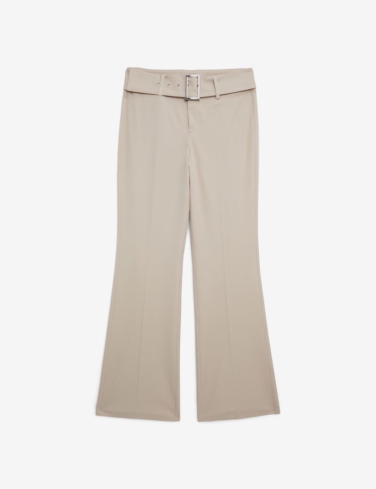 Pantalon de tailleur coupe flare crème - Image 2