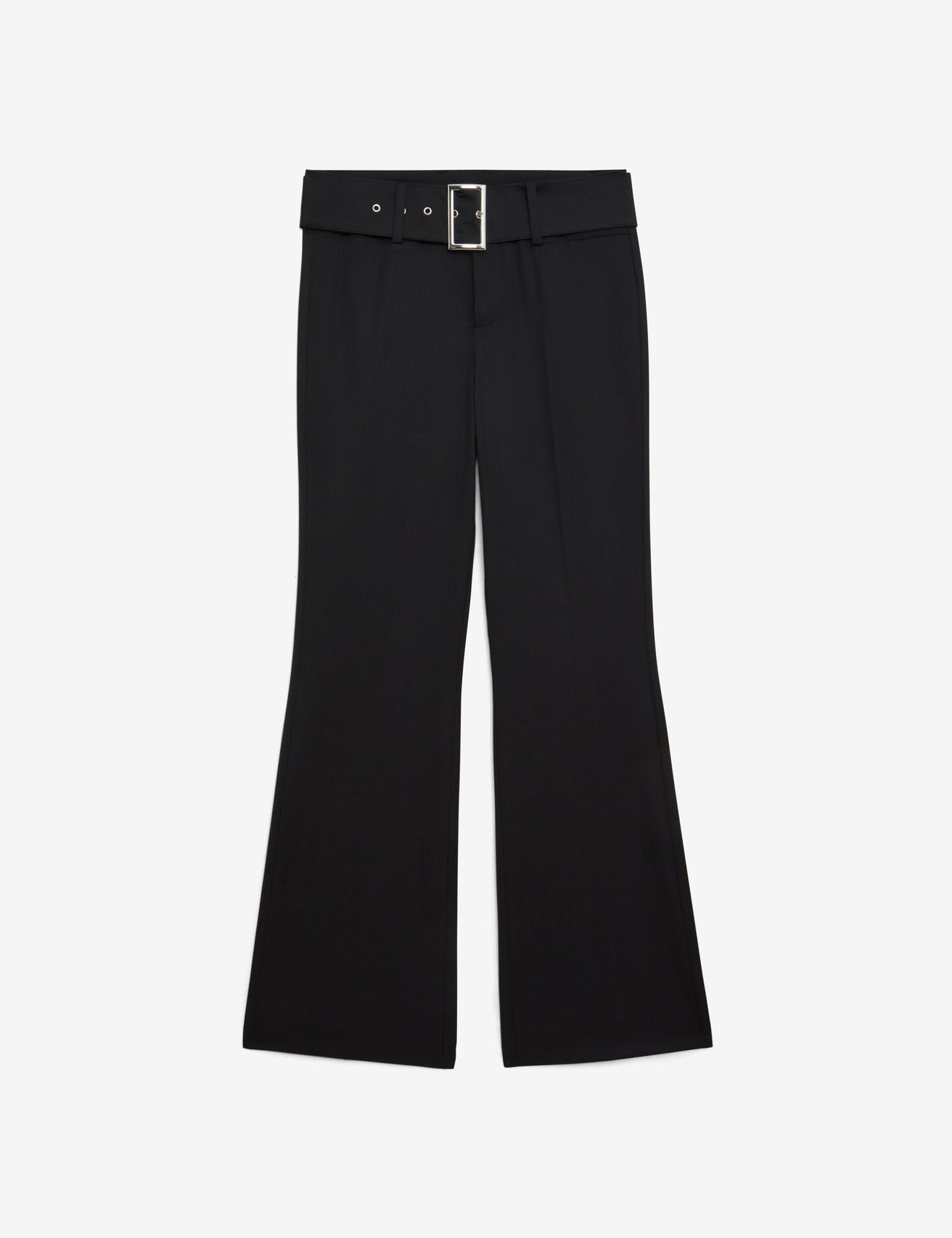 Pantalon de tailleur coupe flare noir - Image 1