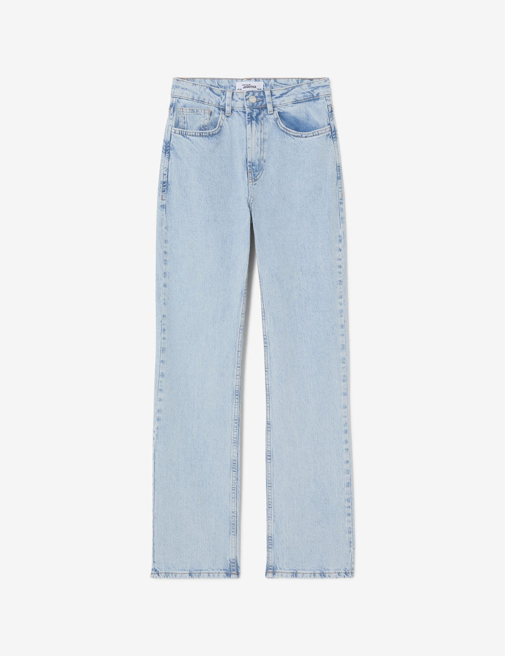 Jean straight taille basse bleu ciel