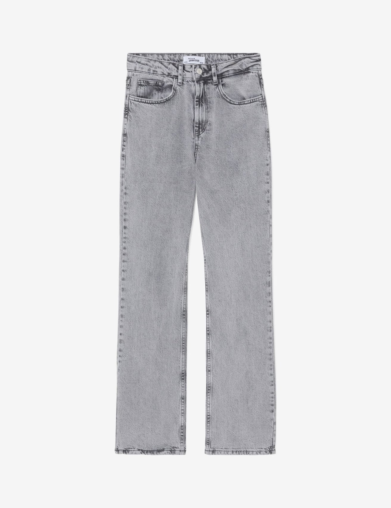 Jean Straight taille basse gris - Image 1