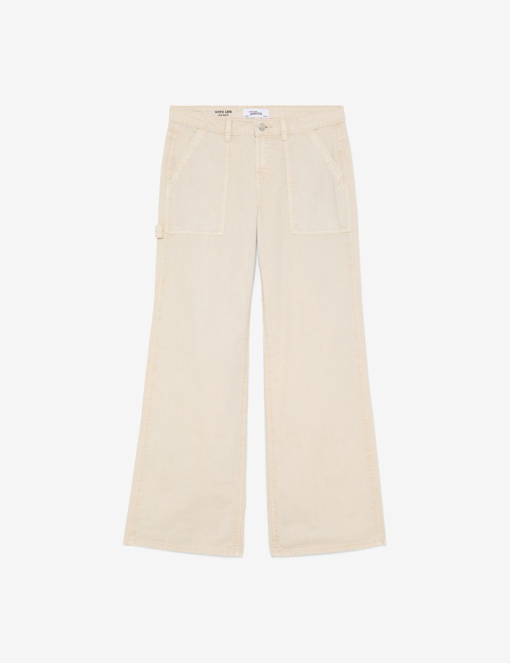 Pantalon wide leg crème