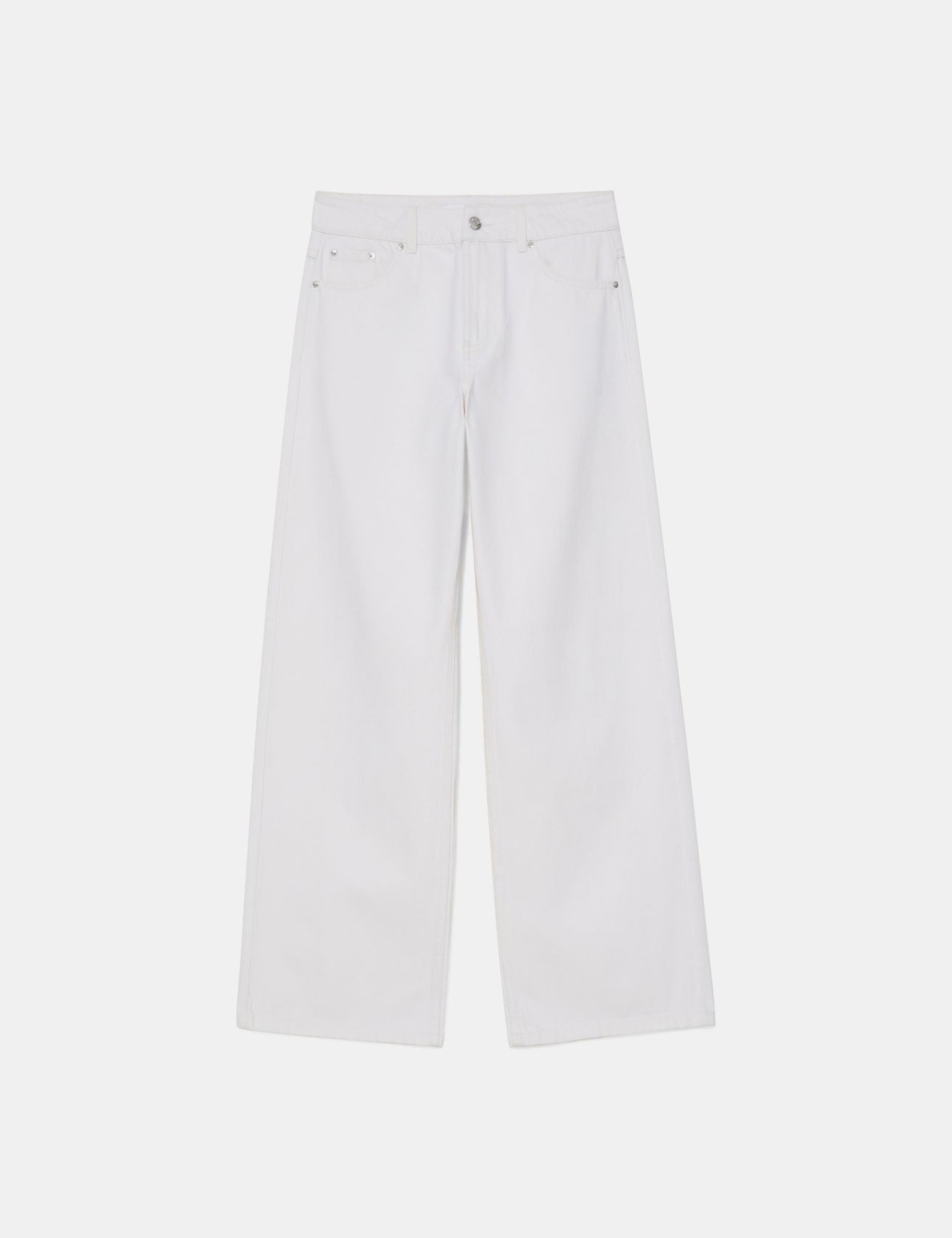 Jean coupe wide leg blanc - Image 6