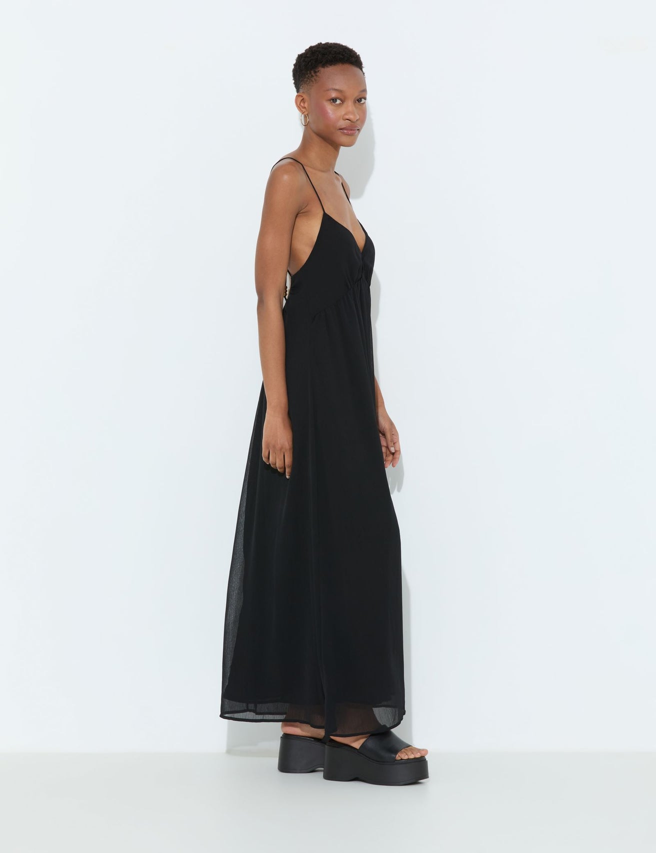 Robe longue noire - Image 4