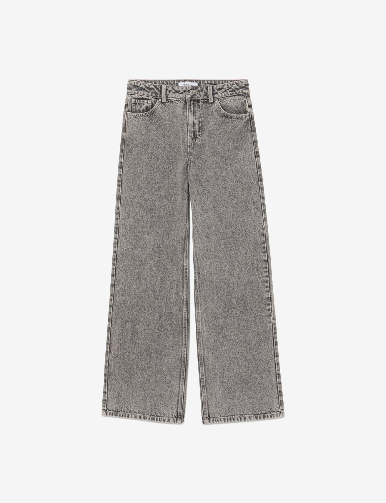 Jean wide leg gris clair - Image 6