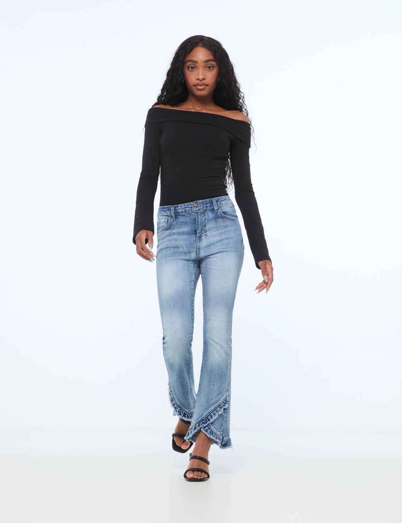 Jean flare bleu - Image 1