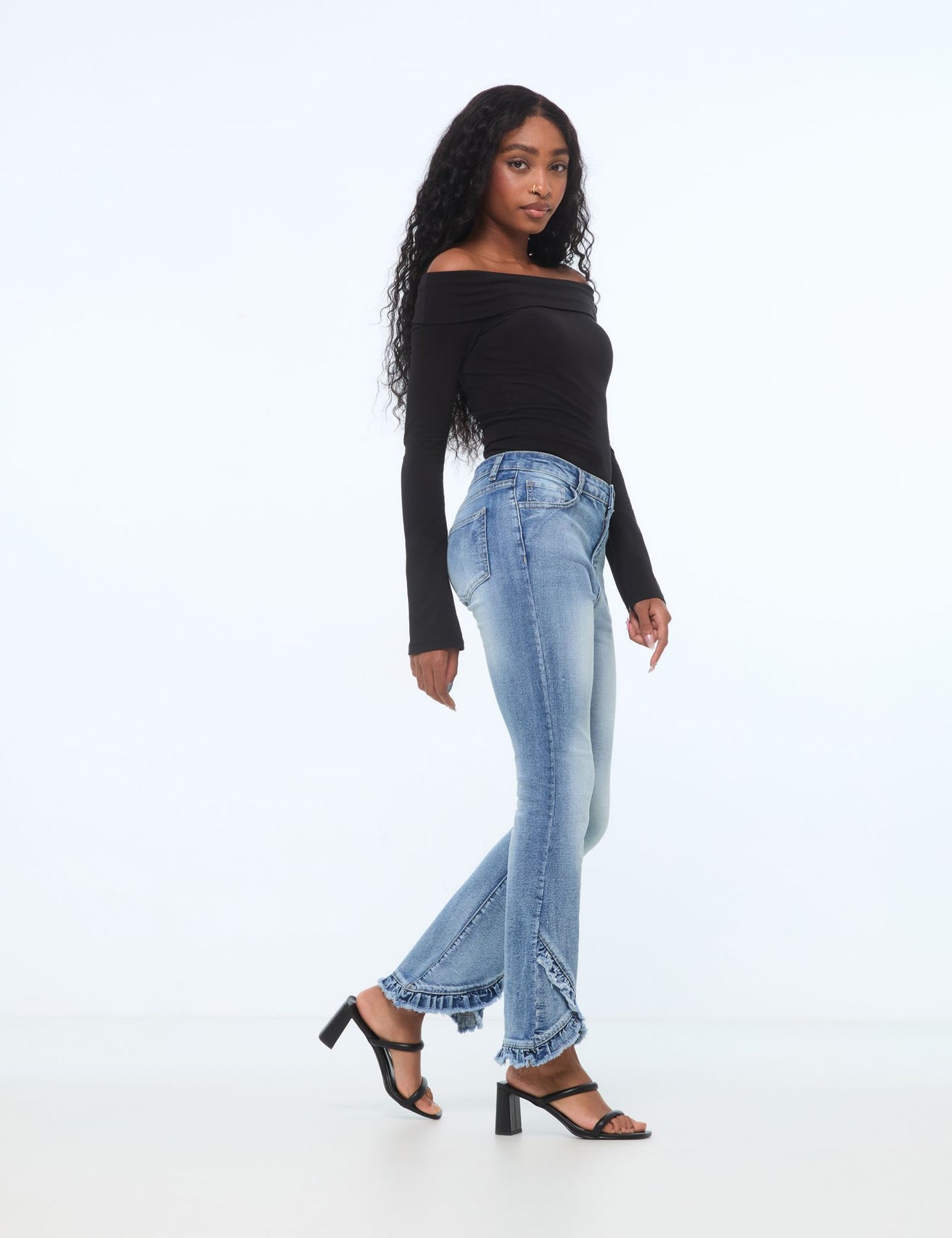 Jean flare bleu - Image 3