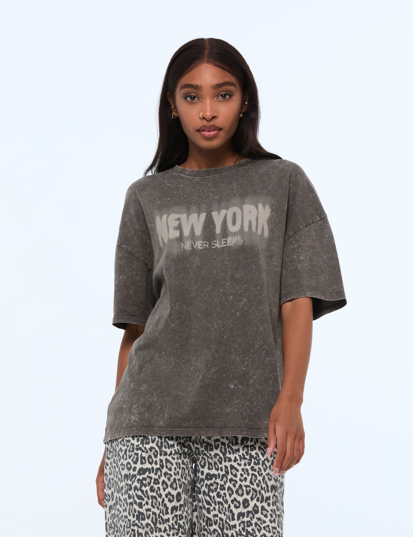 Tee fashion shirt oversize jennyfer