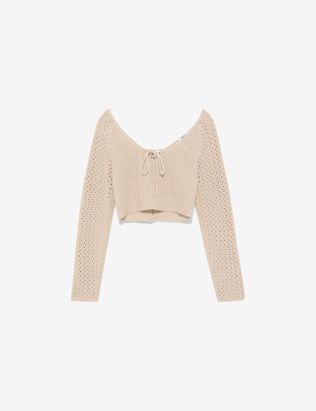 Pull en maille beige - Image 6