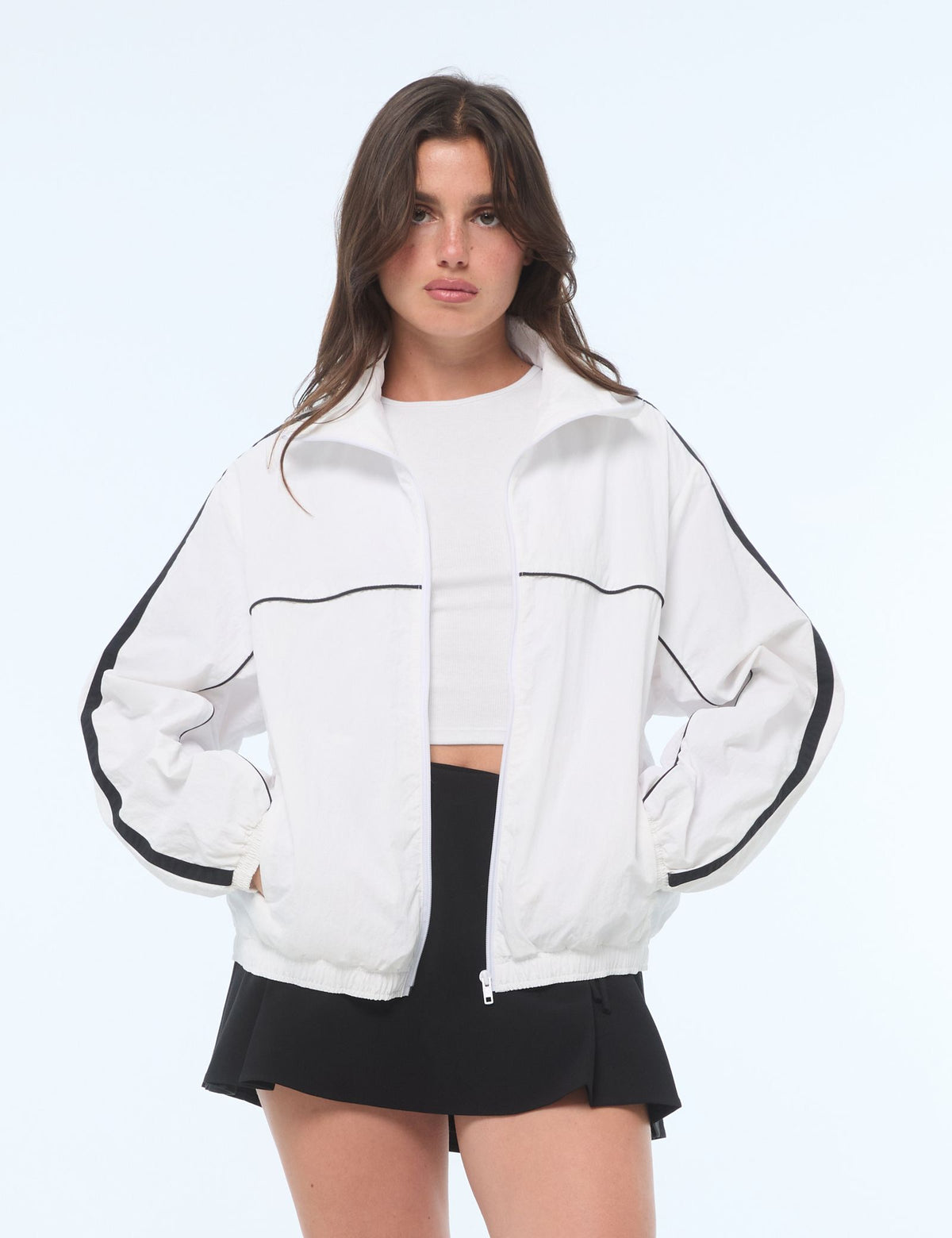 Veste coupe vent blanche