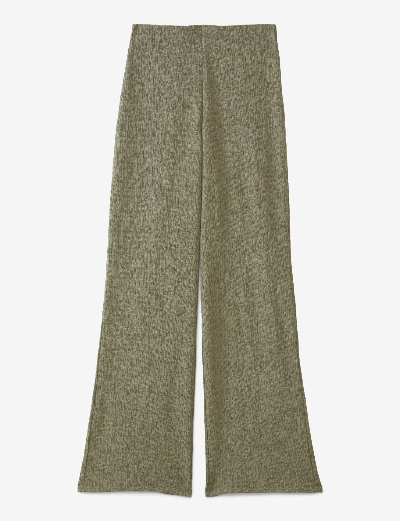 Pantalon flare kaki foncé - Image 1