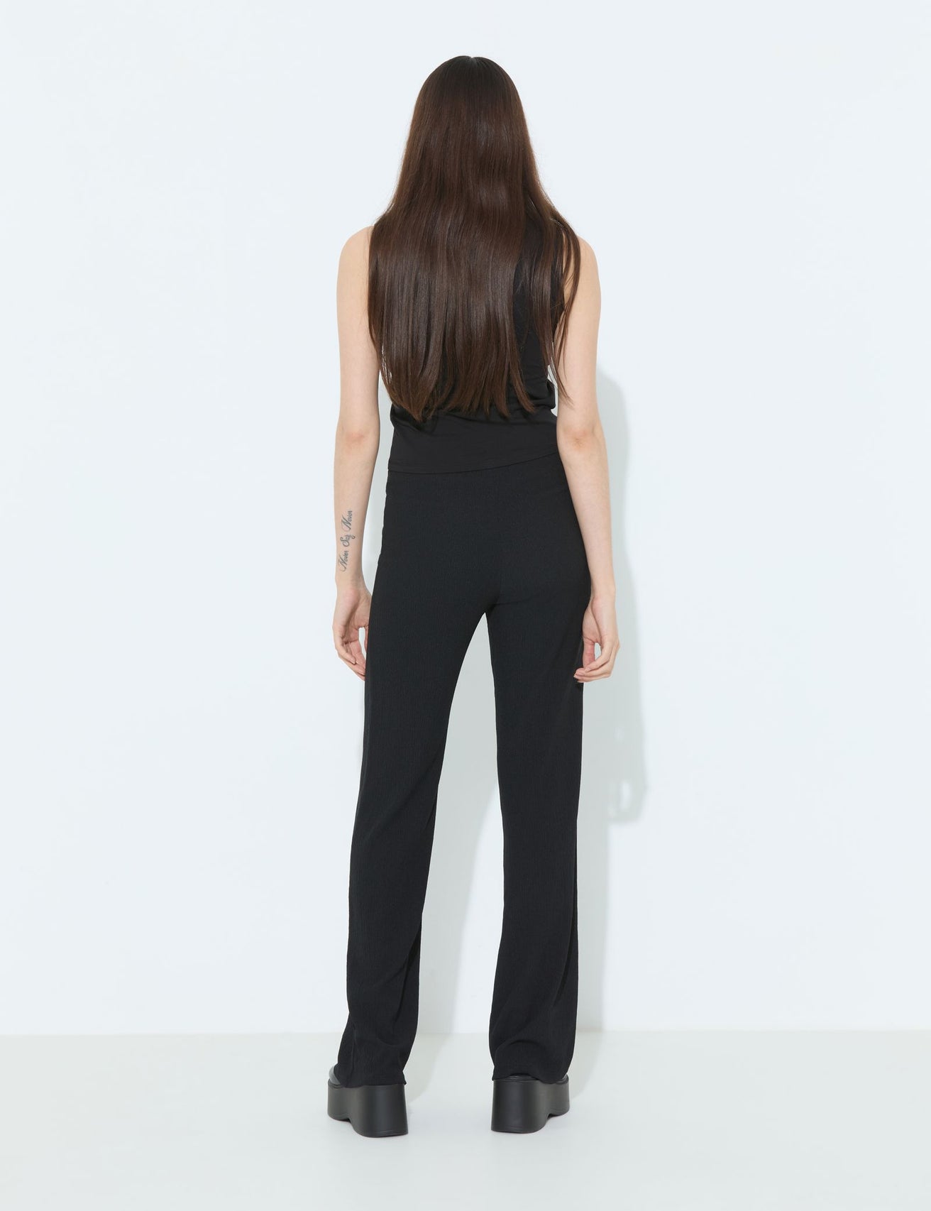 Pantalon flare noir - Image 2