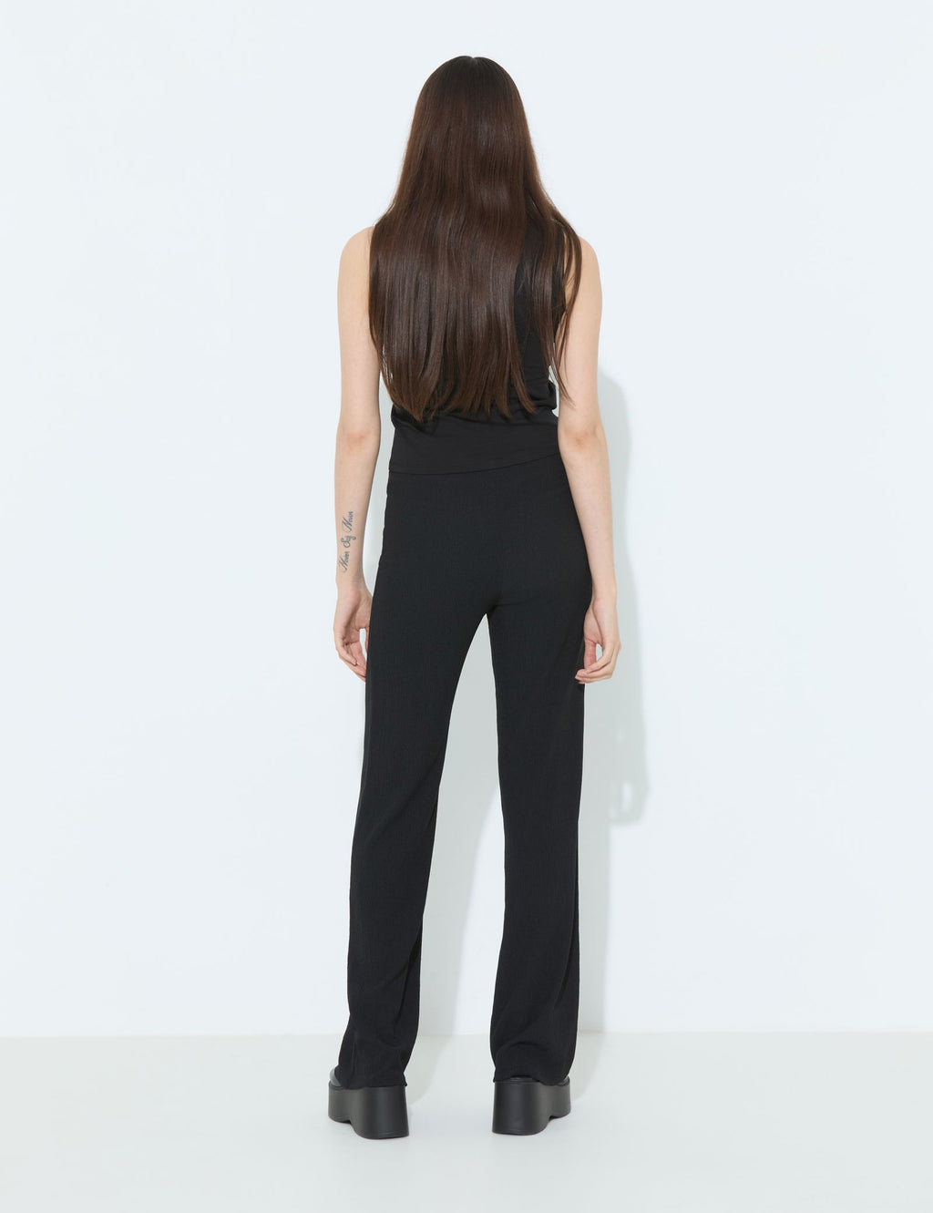 Pantalon flare noir