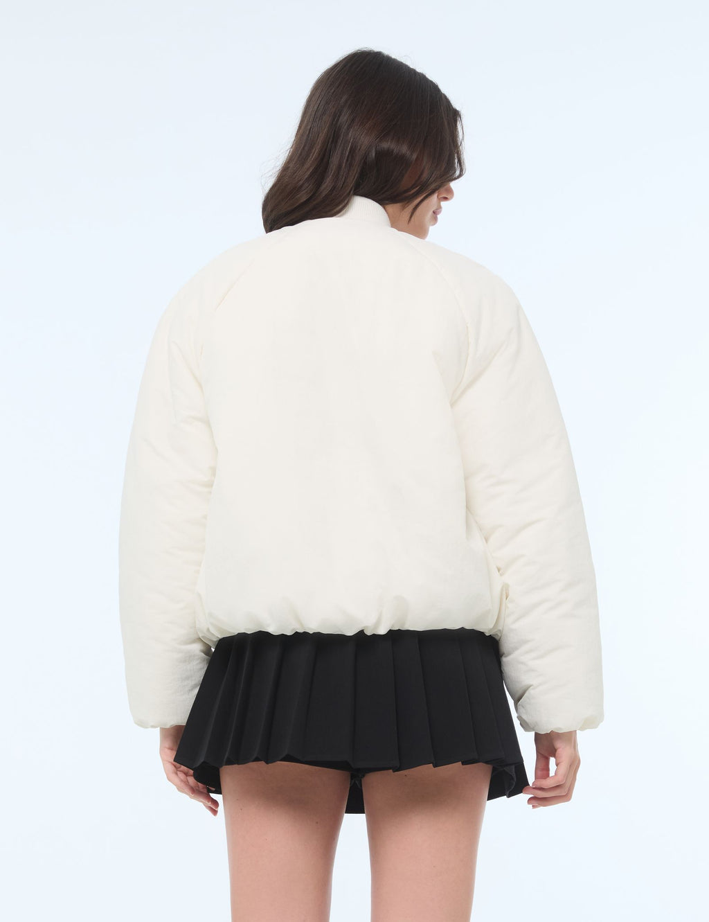 Veste bomber écru