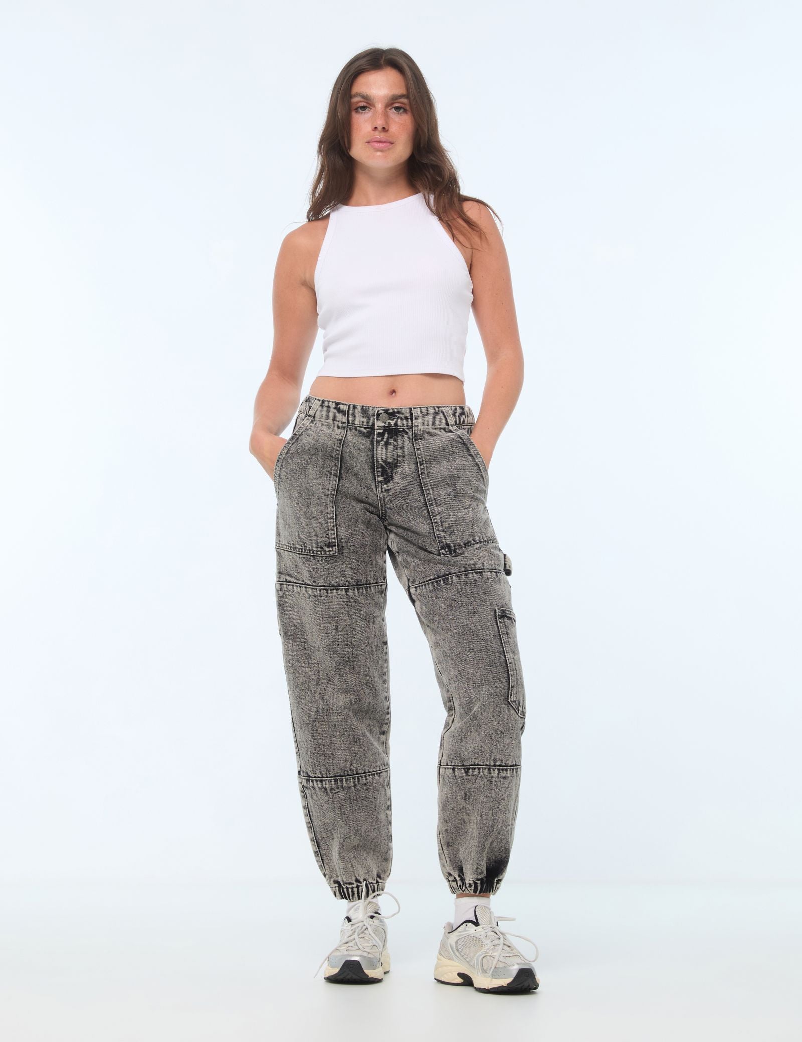 Pantalon jogger taille basse