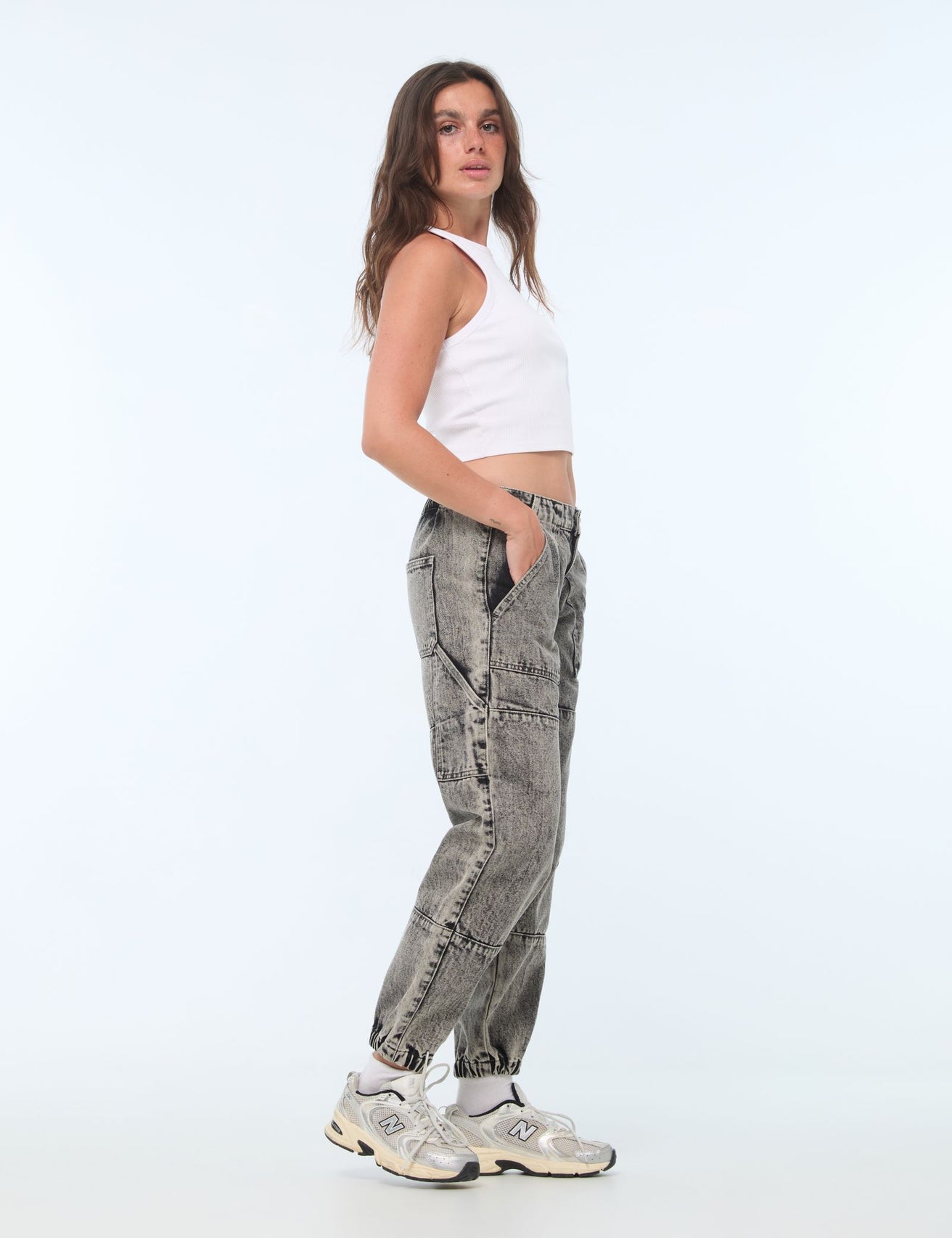 Pantalon jogger taille basse - Image 2