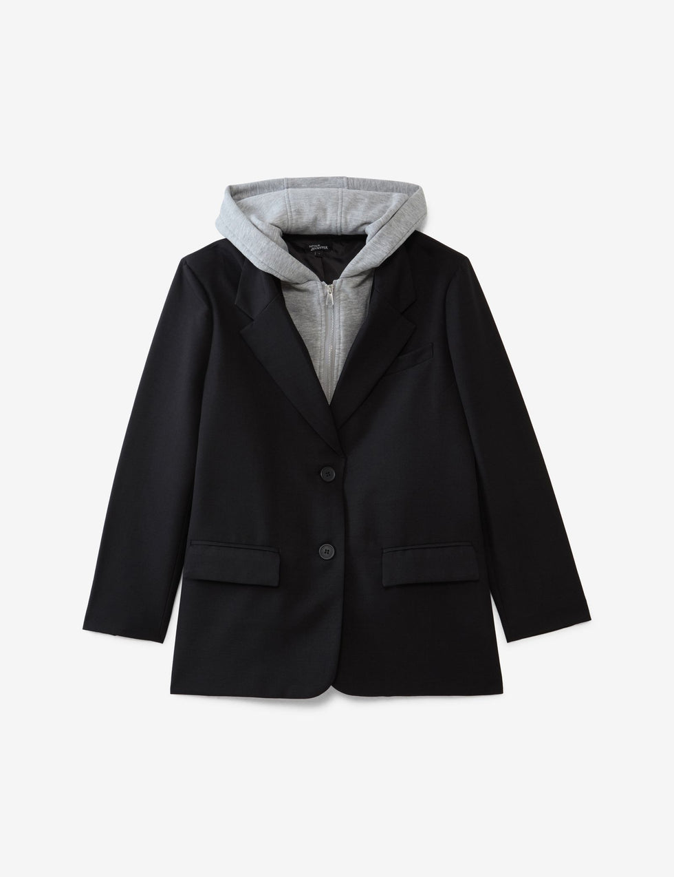 Veste blazer avec gilet intégré noire