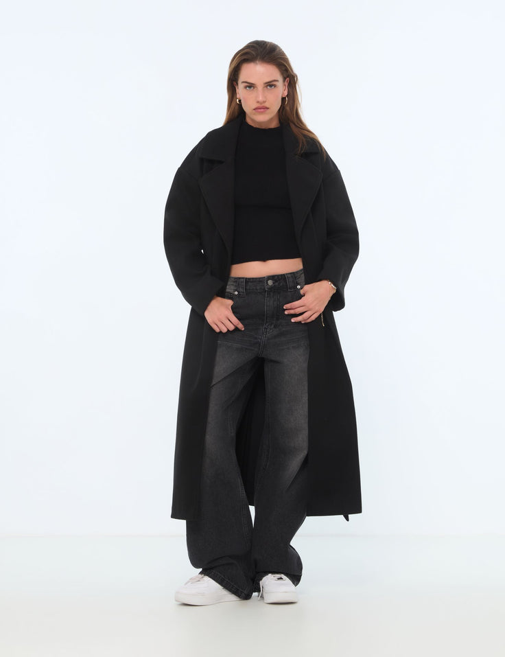 Manteau long noir