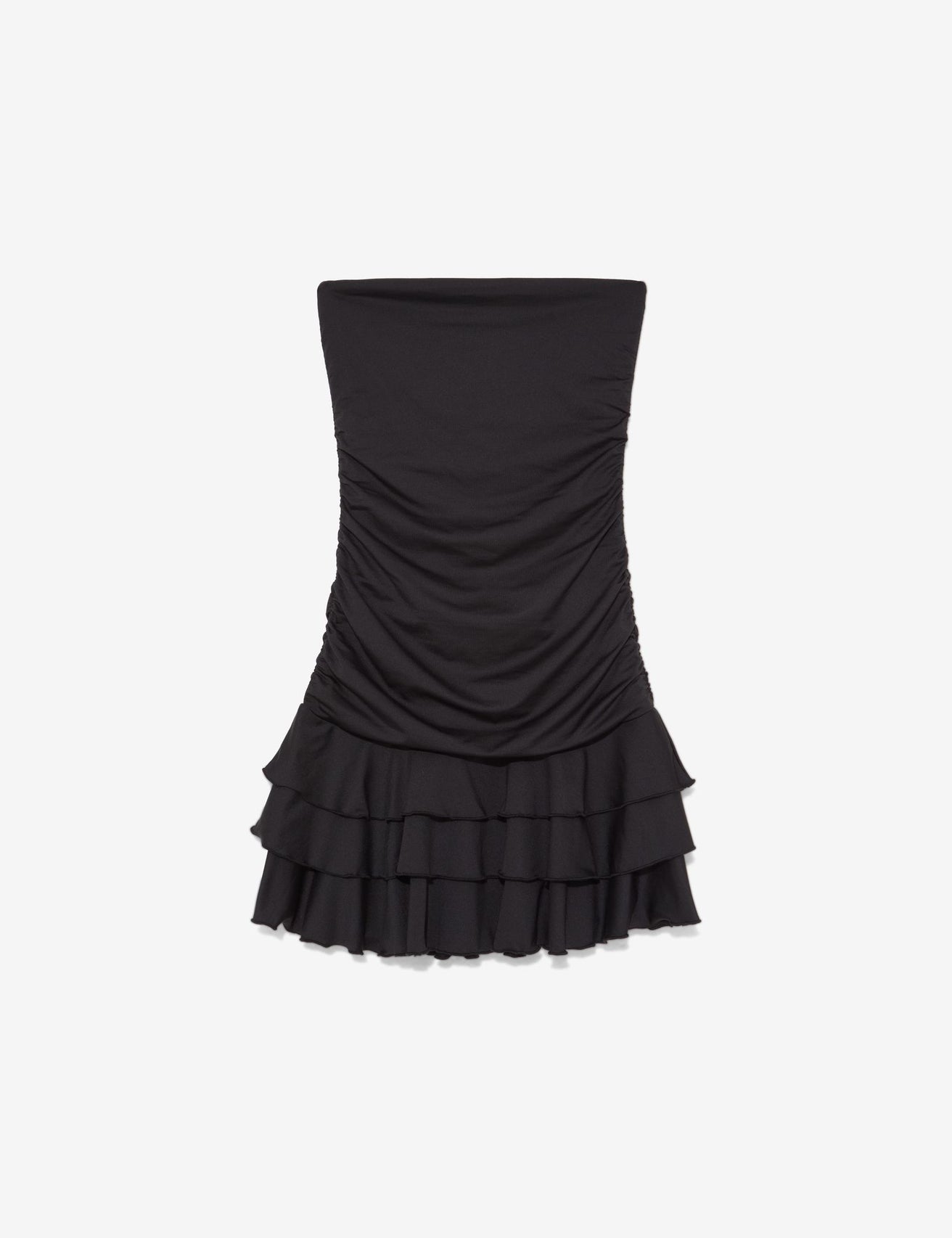 Robe courte bustier noire - Image 6