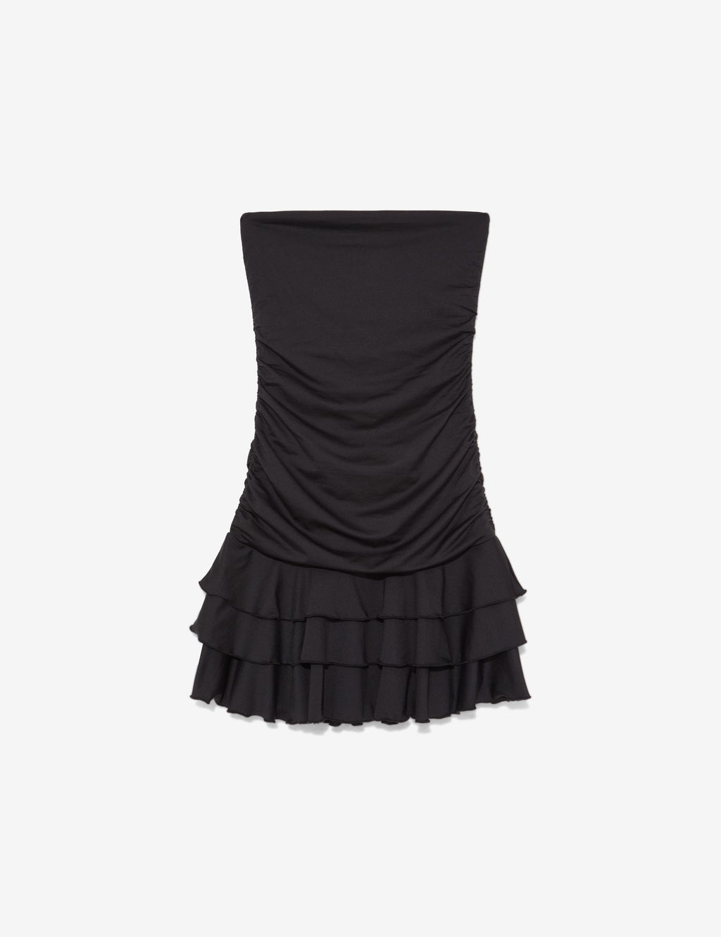 Robe courte bustier noire