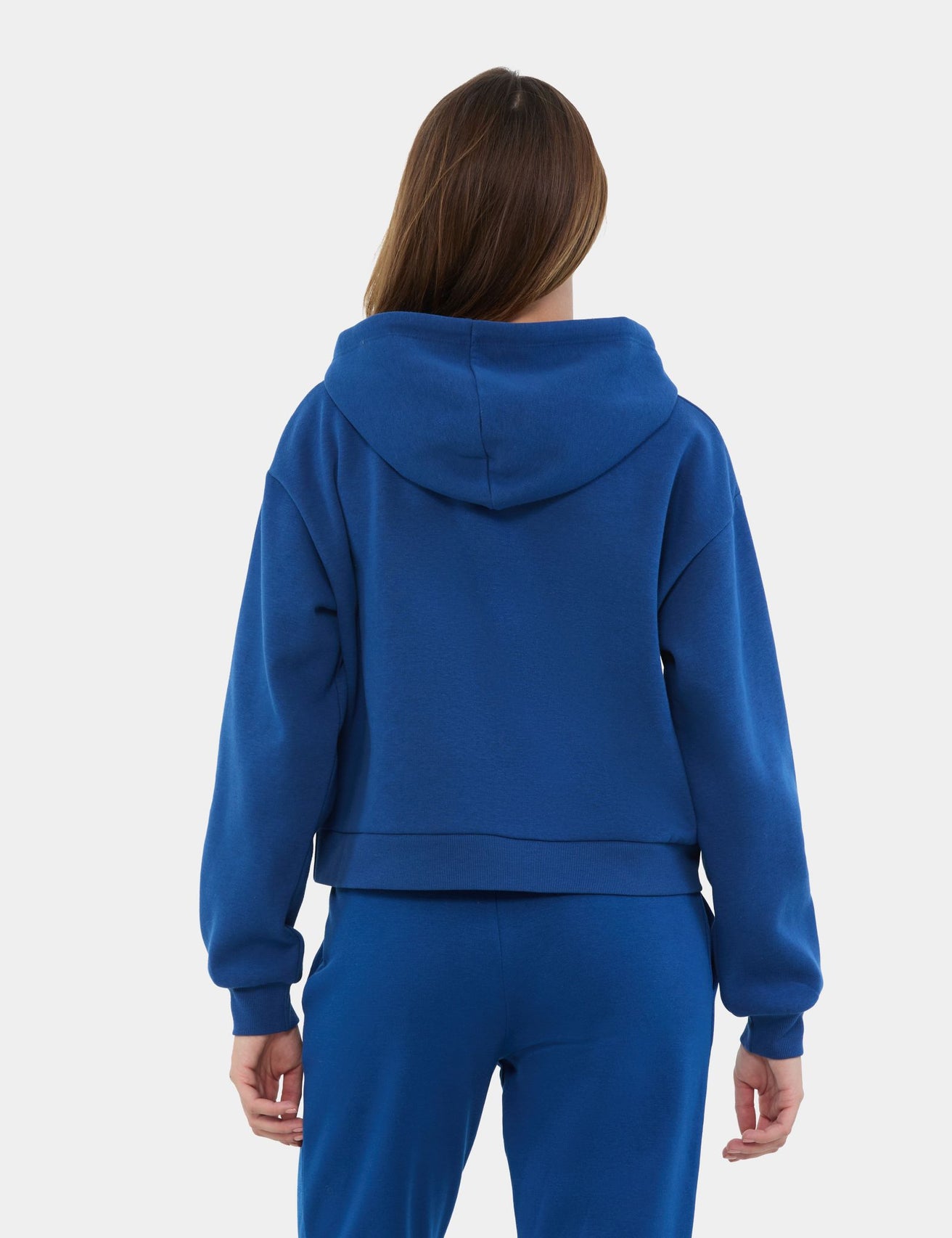 Sweatshirt court oversize bleu électrique - Image 2