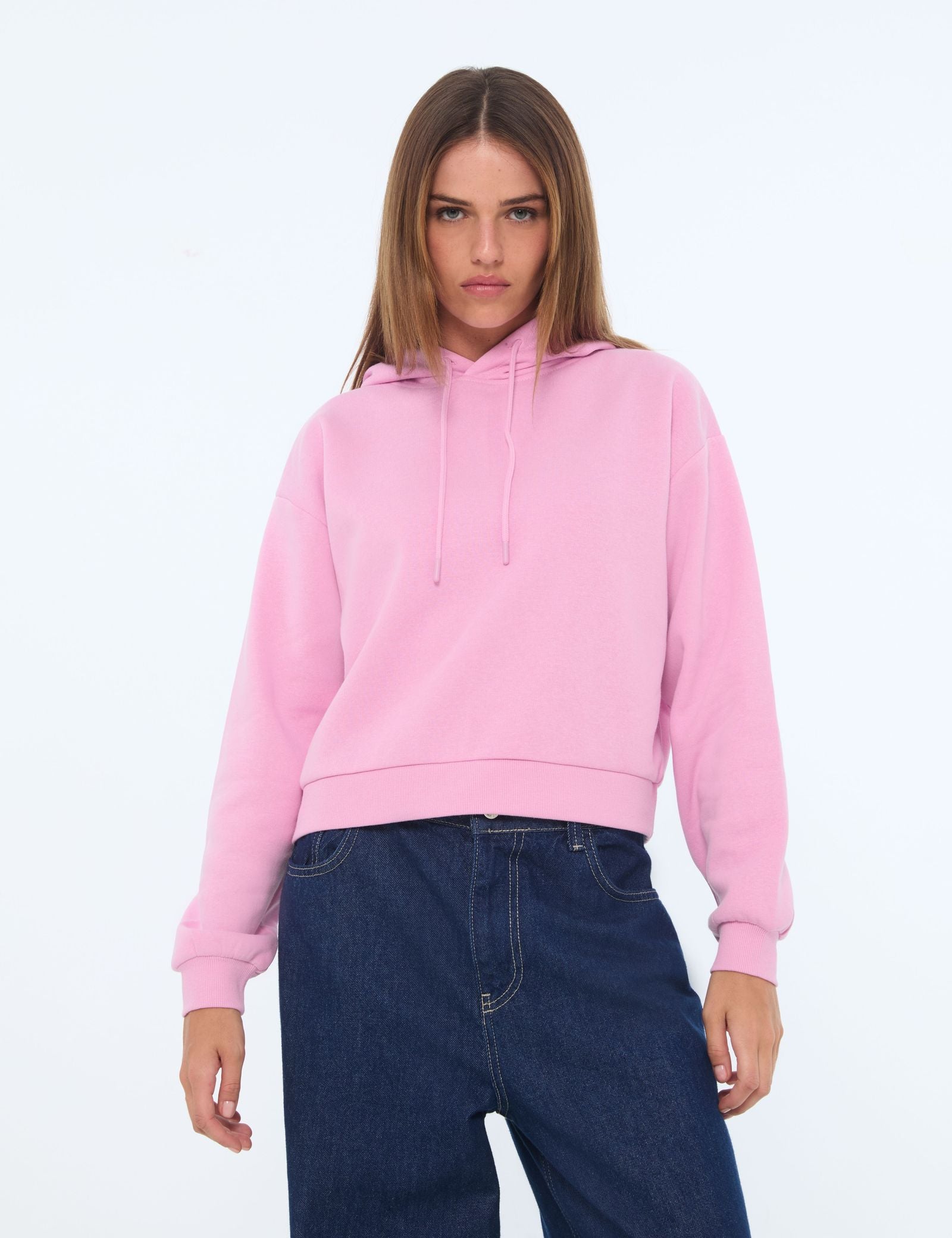 Sweatshirt court oversize lavande