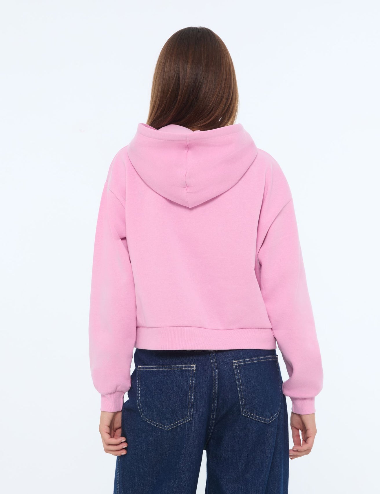 Sweatshirt court oversize lavande - Image 2