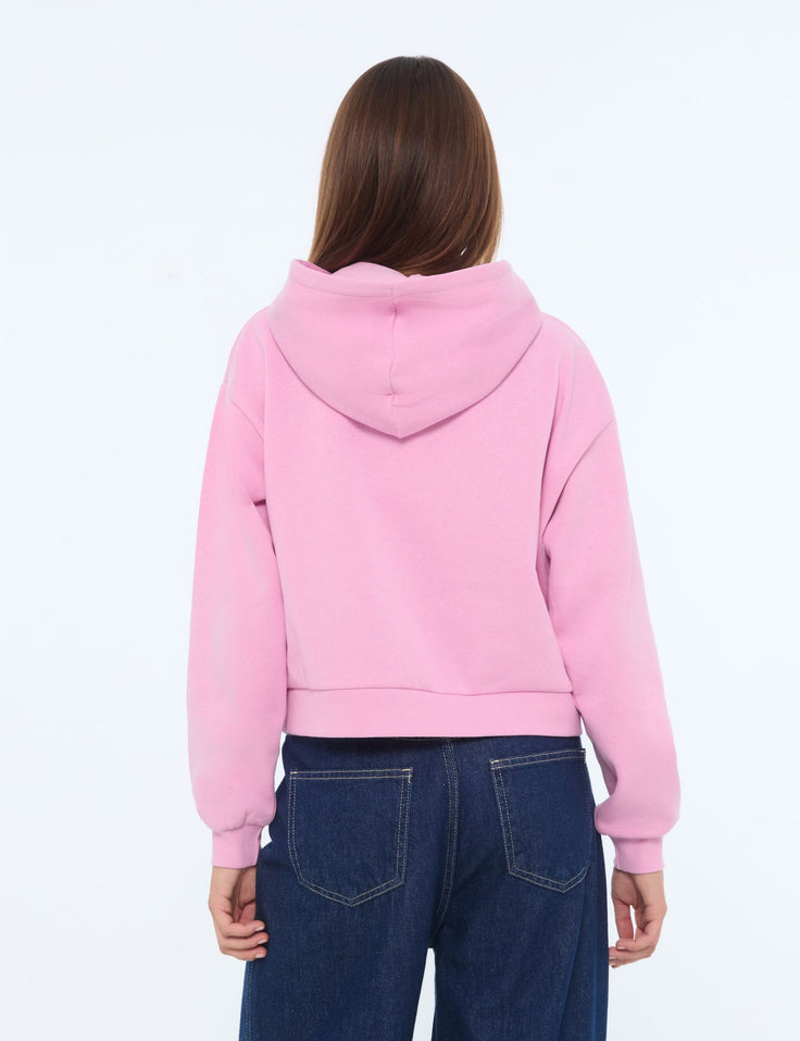 Sweatshirt court oversize lavande