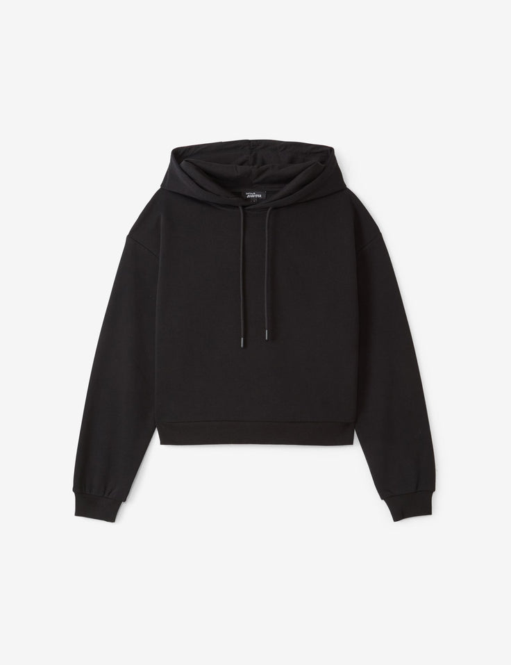 Sweatshirt court oversize noir