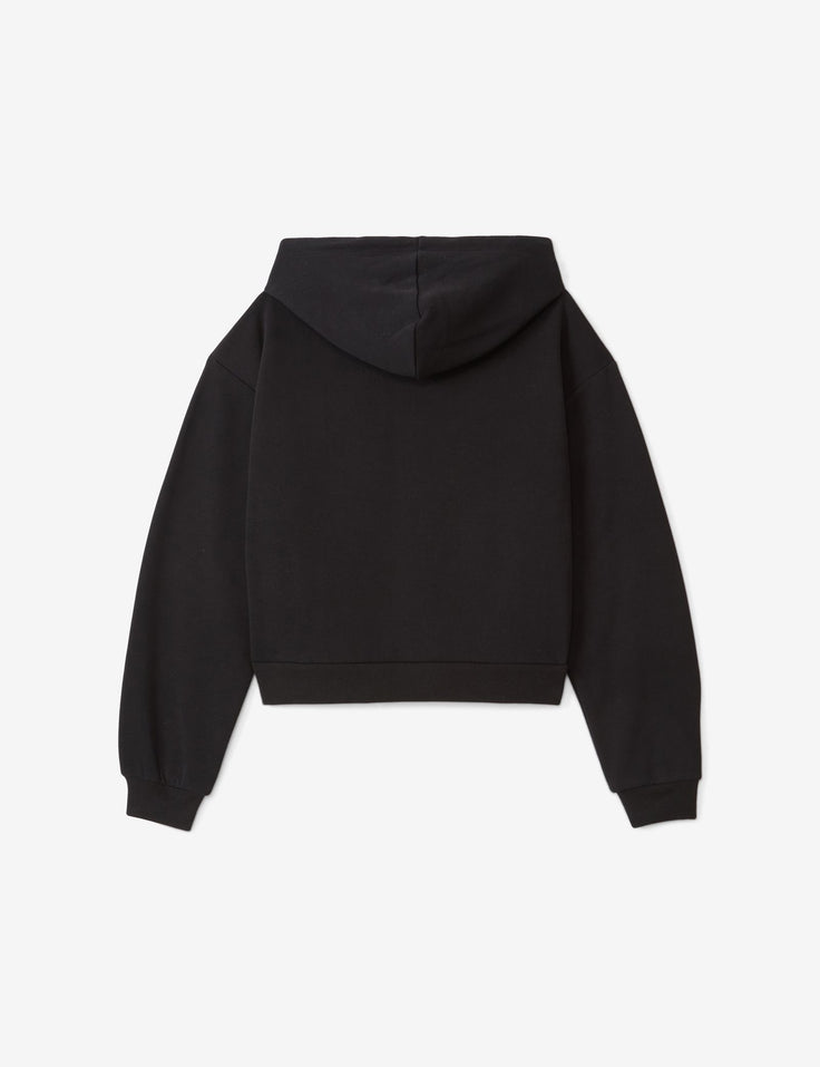 Sweatshirt court oversize noir